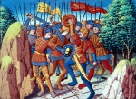 VERARD A.｜ロンバルドの王デシデリオと戦うカール大帝の兵士