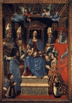 ｜聖母子と教会の賢者とルドヴィコ・イル・モーロと妻ベアトリーチェ・デステとその子供達