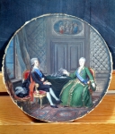 HOIER Cornelius｜スウェーデンのグスタフ3世とロシアのエカチェリーナ2世、1791年頃