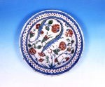｜トルコ陶器「多彩色絵皿」
