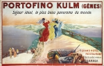 CAPPIELLO Leonetto｜ポルトフィーノ・クルム（ジェノヴァ）の観光ポスター