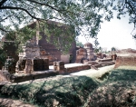 ｜ナーランダの仏教遺跡、上部を失った大仏塔