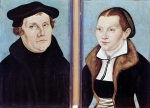 CRANACH Lucas｜ルターと妻カタリナ・フォン・ボラ
