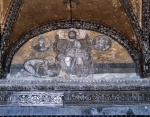 ｜アヤソフィア（ハギア・ソフィア大聖堂）「キリストの前に跪く皇帝レオ6世」