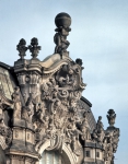 POPPELMANN Matthäus Daniel & PERMOSER Balthasar｜ツヴィンガー宮殿「ヴァル・パヴィリオンの屋根飾り」
