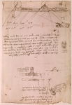 LEONARDO DA VINCI｜ダ・ヴィンチの自筆原稿「浚渫（しゅんせつ）機の原理と製作の説明」