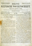 ｜ベルリン臨床週刊誌、1882年4月10日・月曜日