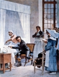 CHARTRAN Théobald｜ネッケル病院で結核病患者を聴診するラエネク、1816年
