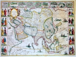 BLAEU Willem Janszoon｜ブラウによるアジア地図